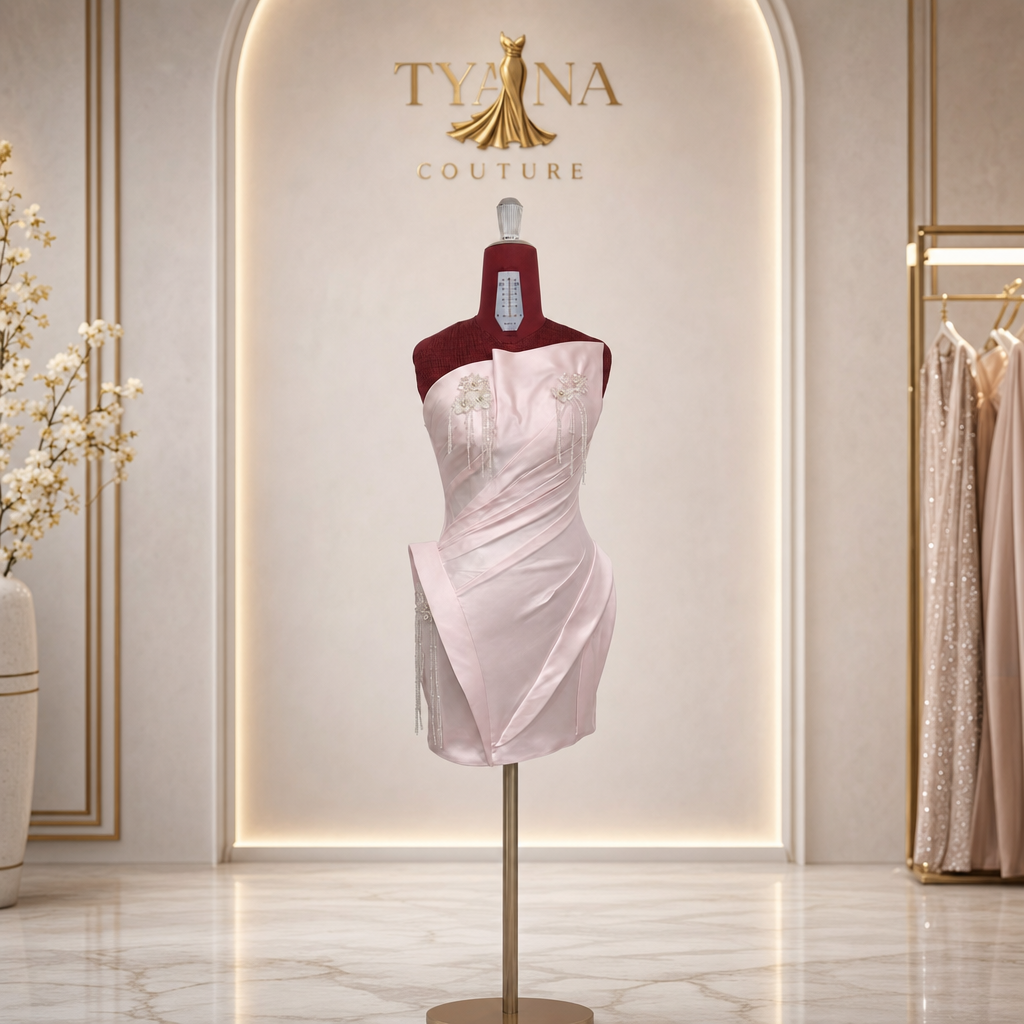 Rochie creată manual la Tyana Couture — Colecția 1