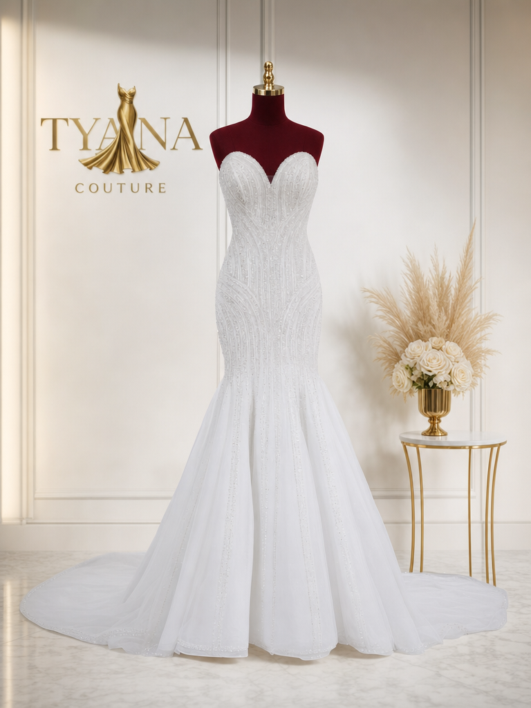 Rochie creată manual la Tyana Couture — Colecția 10