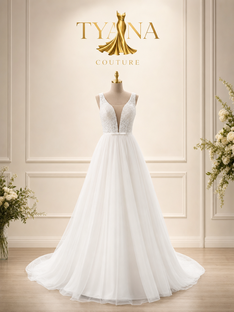 Rochie creată manual la Tyana Couture — Colecția 11